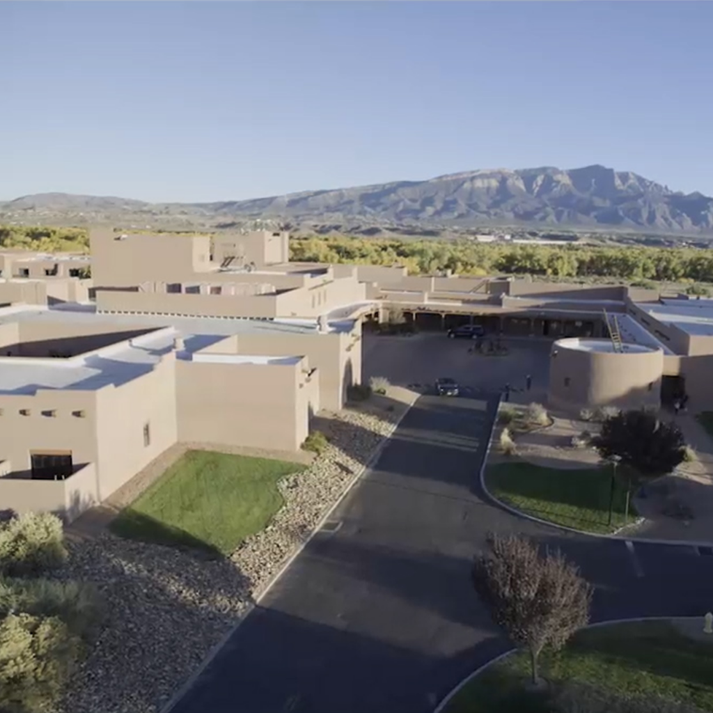 Drone shot of the Hyatt Tamaya Property